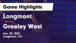 Longmont  vs Greeley West  Game Highlights - Jan. 20, 2023