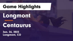 Longmont  vs Centaurus  Game Highlights - Jan. 26, 2023