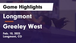 Longmont  vs Greeley West  Game Highlights - Feb. 10, 2023