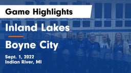 Inland Lakes  vs Boyne City  Game Highlights - Sept. 1, 2022