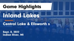 Inland Lakes  vs Central Lake & Ellsworth s Game Highlights - Sept. 8, 2022