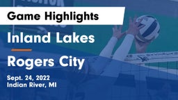 Inland Lakes  vs Rogers City Game Highlights - Sept. 24, 2022