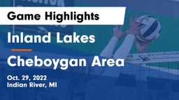 Inland Lakes  vs Cheboygan Area  Game Highlights - Oct. 29, 2022