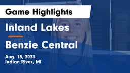 Inland Lakes  vs Benzie Central Game Highlights - Aug. 18, 2023