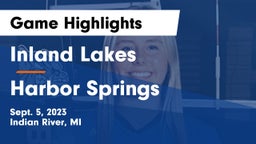 Inland Lakes  vs Harbor Springs  Game Highlights - Sept. 5, 2023