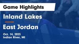Inland Lakes  vs East Jordan  Game Highlights - Oct. 14, 2023