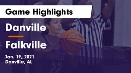 Danville  vs Falkville  Game Highlights - Jan. 19, 2021