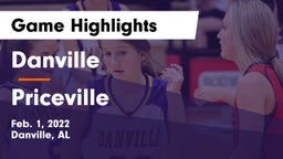 Danville  vs Priceville  Game Highlights - Feb. 1, 2022