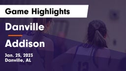 Danville  vs Addison  Game Highlights - Jan. 25, 2023