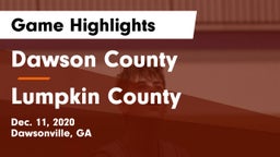 Dawson County  vs Lumpkin County  Game Highlights - Dec. 11, 2020
