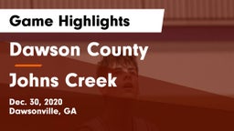 Dawson County  vs Johns Creek  Game Highlights - Dec. 30, 2020
