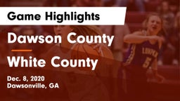 Dawson County  vs White County  Game Highlights - Dec. 8, 2020