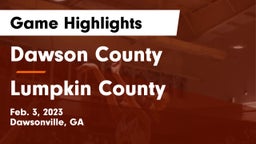 Dawson County  vs Lumpkin County  Game Highlights - Feb. 3, 2023