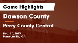Dawson County  vs Perry County Central  Game Highlights - Dec. 27, 2023
