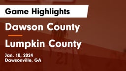 Dawson County  vs Lumpkin County  Game Highlights - Jan. 10, 2024