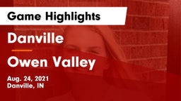 Danville  vs Owen Valley  Game Highlights - Aug. 24, 2021