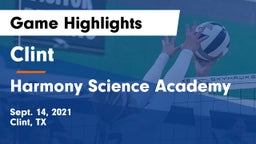 Clint  vs Harmony Science Academy Game Highlights - Sept. 14, 2021