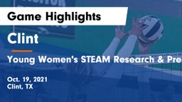 Clint  vs Young Women's STEAM Research & Preparatory Academy Game Highlights - Oct. 19, 2021