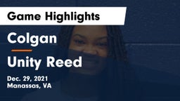 Colgan  vs Unity Reed  Game Highlights - Dec. 29, 2021