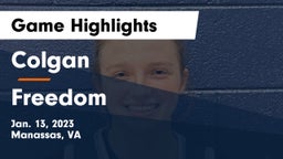 Colgan  vs Freedom  Game Highlights - Jan. 13, 2023