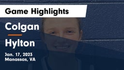 Colgan  vs Hylton  Game Highlights - Jan. 17, 2023