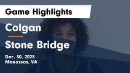 Colgan  vs Stone Bridge  Game Highlights - Dec. 30, 2023