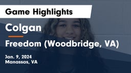 Colgan  vs Freedom  (Woodbridge, VA) Game Highlights - Jan. 9, 2024