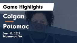 Colgan  vs Potomac  Game Highlights - Jan. 12, 2024