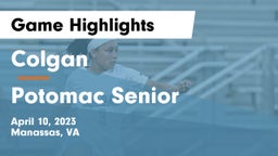 Colgan  vs Potomac Senior Game Highlights - April 10, 2023