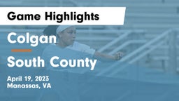 Colgan  vs South County  Game Highlights - April 19, 2023