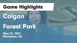 Colgan  vs Forest Park  Game Highlights - May 23, 2023