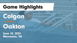 Colgan  vs Oakton  Game Highlights - June 10, 2023