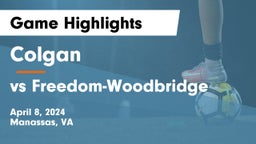 Colgan  vs vs Freedom-Woodbridge Game Highlights - April 8, 2024