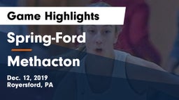 Spring-Ford  vs Methacton  Game Highlights - Dec. 12, 2019