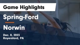Spring-Ford  vs Norwin  Game Highlights - Dec. 8, 2023