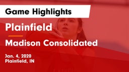 Plainfield  vs Madison Consolidated  Game Highlights - Jan. 4, 2020