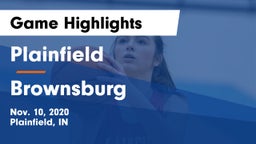 Plainfield  vs Brownsburg  Game Highlights - Nov. 10, 2020