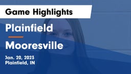 Plainfield  vs Mooresville  Game Highlights - Jan. 20, 2023