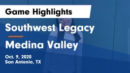 Southwest Legacy  vs Medina Valley  Game Highlights - Oct. 9, 2020