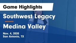 Southwest Legacy  vs Medina Valley  Game Highlights - Nov. 4, 2020