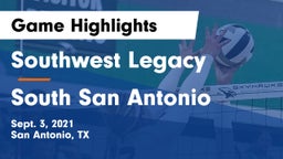 Southwest Legacy  vs South San Antonio  Game Highlights - Sept. 3, 2021