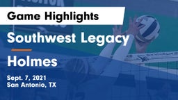 Southwest Legacy  vs Holmes  Game Highlights - Sept. 7, 2021