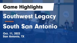 Southwest Legacy  vs South San Antonio  Game Highlights - Oct. 11, 2022