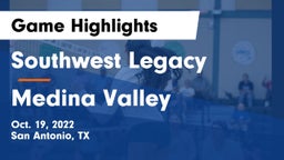 Southwest Legacy  vs Medina Valley  Game Highlights - Oct. 19, 2022