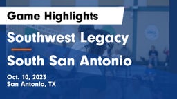 Southwest Legacy  vs South San Antonio  Game Highlights - Oct. 10, 2023