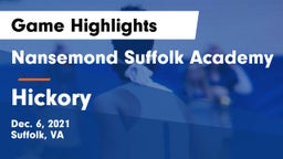 Nansemond Suffolk Academy vs Hickory  Game Highlights - Dec. 6, 2021