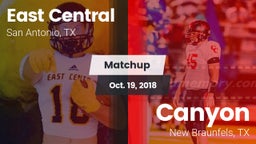 Matchup: East Central vs. Canyon  2018