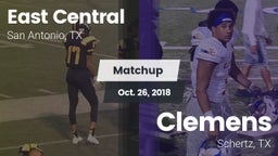 Matchup: East Central vs. Clemens  2018