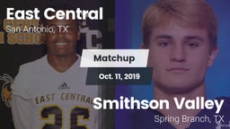 Matchup: East Central vs. Smithson Valley  2019
