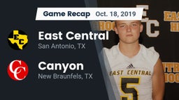 Recap: East Central  vs. Canyon  2019